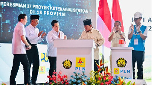 Menuju Kemandirian Energi, Presiden Prabowo Resmikan 37 Proyek Strategis Ketenagalistrikan