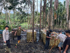 Polisi Ungkap Aktivitas Eksploitasi Sumur Minyak Ilegal di Aceh Utara