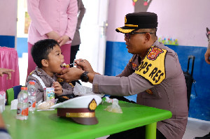 Polres Aceh Utara Sajikan Makanan Bergizi Gratis untuk Murid TK Kemala Bhayangkari