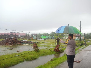 Angin Puting Beliung Landa Aceh Selatan, Sejumlah Bangunan Rusak