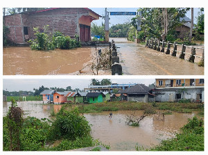 Banjir Luapan di Blang Bintang Aceh Besar, Ratusan Jiwa di Dua Desa Terdampak