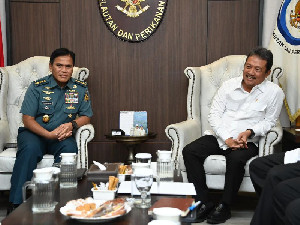 Tangani Masalah Pagar Laut, TNI AL dan KKP Evaluasi Cara Terbaik Bantu Nelayan