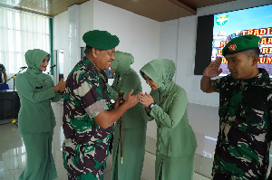 Sejumlah Perwira Dapat Jabatan Baru di Korem 011/LW