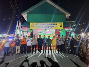 Forkopimda Simeulue Pantau Malam Tahun Baru