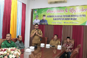 Dinas Pertanian Aceh Besar Beri Pembekalan Bagi Petugas Rumah Potong Hewan