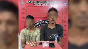 Transaksi Sabu di Kebun Sawit, 2 Pria Aceh Utara Diciduk Polisi