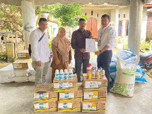 PGE Salurkan Bibit Padi dan Pupuk Untuk Petani di Aceh Utara