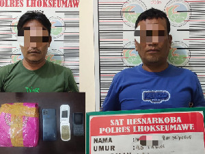 Oknum PNS Ditangkap, Miliki Sabu 1 kg di Lhokseumawe