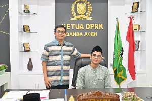 Raih Prestasi Tingkat Nasional, Irwansyah Undang M Syaqi Dibran ke Kantor DPRK