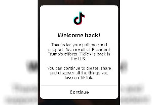 Sempat Offline, Kini TikTok Kembali Hadir di AS