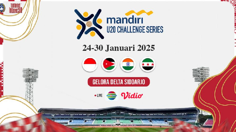 Empat Negara Ikuti Mandiri U-20 Challenge Series 2025 di Sidoarjo