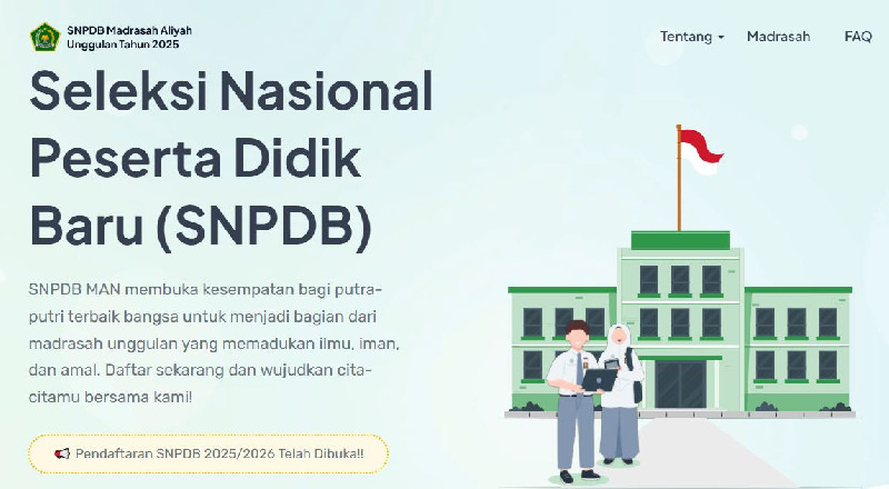 Pendaftaran SNPDB Madrasah Aliyah Unggulan Dibuka Hingga 15 Februari 2025