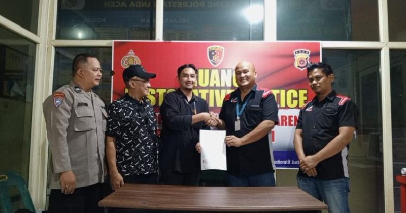 Awal 2025, Polsek Ulee Kareng Selesaikan 2 Perkara Penggelapan melalui Restorative Justice