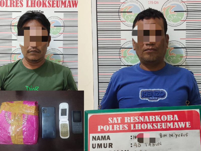 Oknum PNS Ditangkap, Miliki Sabu 1 kg di Lhokseumawe