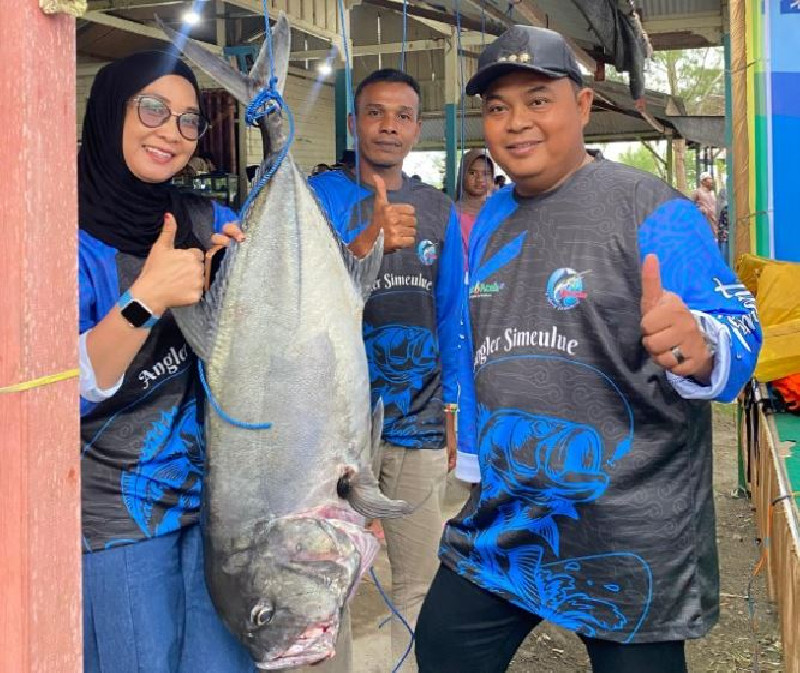 Pj Bupati Tutup Simeulue Fishing Tournament, Tim TDM Sabet Juara Utama