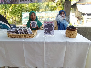 Gampong Lamkeunung Tampilkan Briket Ampas Kopi di KBN ke-25 Polresta Banda Aceh