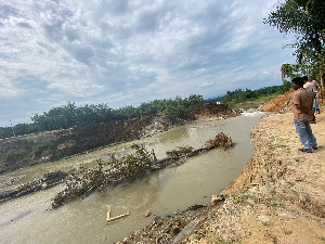 Pompanisasi Rusak Akibat Proyek Bendungan Krueng Pase, Petani Minta Rekanan Ganti Rugi