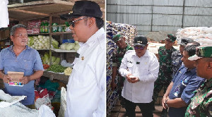 Sidak Pasar dan Gudang Bulog, Pemkab Simeulue Pastikan Stok Bapok dan Beras Aman