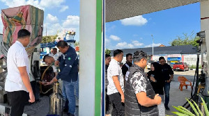 Antisipasi Kecurangan, Polres Aceh Timur Lakukan Pengecekan SPBN dan SPBU