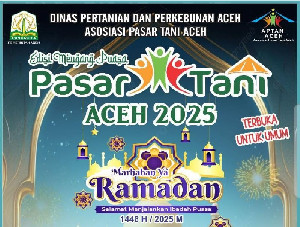 Distanbun Aceh Gelar Pasar Tani Edisi Meugang, Berikut Tanggal Pelaksanaannya