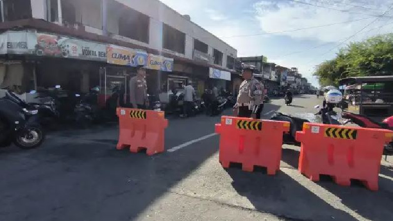 Tradisi Meugang, Polres Aceh Barat Kerahkan Personel Amankan Pasar