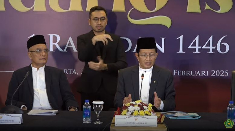 Pemerintah Tetapkan 1 Ramadan 1446 H Jatuh pada Sabtu 1 Maret 2025