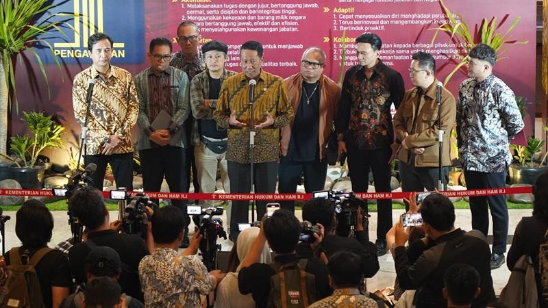 Terima Audiensi AKSI, Menkum Komit Perbaiki Ekosistem Musik Indonesia