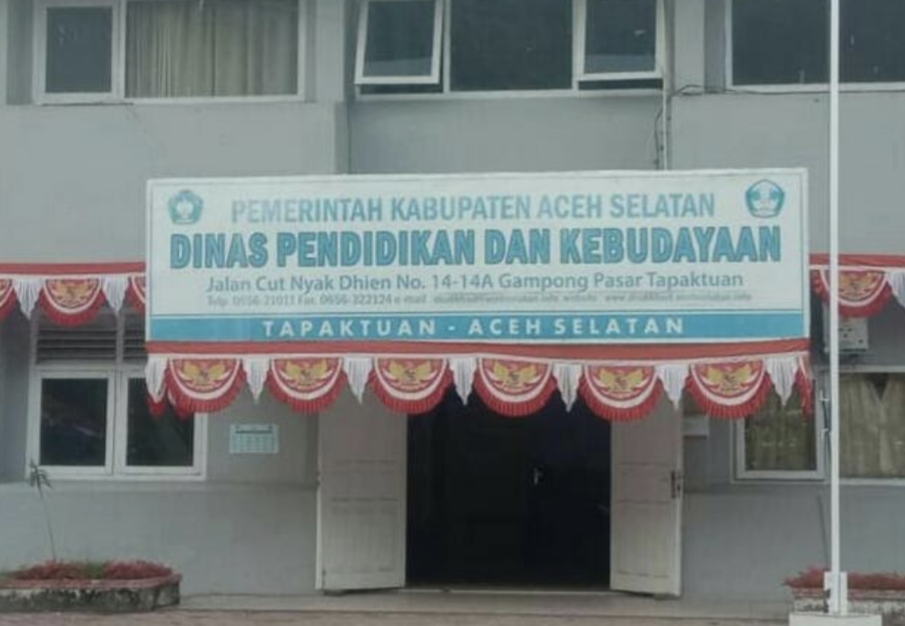 Guru SMP Ditunjuk Jadi PIt Kepala Disdikbud Aceh Selatan