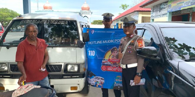 Satlantas Polres Lhokseumawe Gelar Sosialisasi Mudik Aman 2025