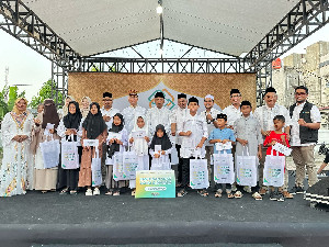 Safari Ramadhan BSI Aceh bersama Anak Yatim di Lhokseumawe