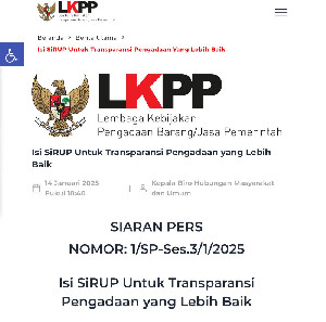 TTI Soroti Keterlambatan Pengumuman RUP di Aceh dan Daerah Lain, Indikasi?