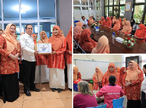 DWP Dishub Aceh Serahkan Donasi Ramadhan Peduli untuk Pasien RSJ Aceh