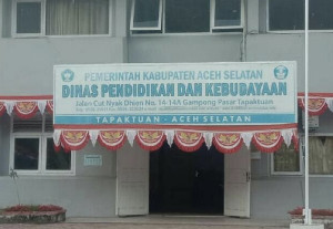 Guru SMP Ditunjuk Jadi PIt Kepala Disdikbud Aceh Selatan