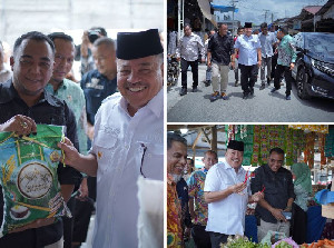 Bupati TRK Sidak Pasar Tradisional Simpang Peut