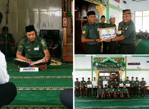 Danrem Lilawangsa Gelar Lomba Baca Quran Antar Prajurit TNI