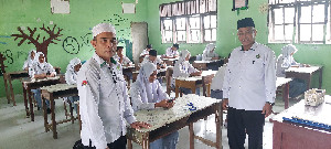 Kakankemenag Aceh Utara Pantau Hari Pertama Ujian Madrasah