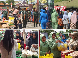 Jelang Lebaran, Korem Lilawangsa Gelar Pasar Murah