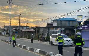 Polres Aceh Barat Gelar Patroli Antisipasi Balap Liar di Kota Meulaboh