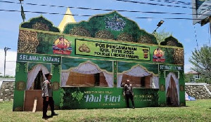 Kesiapsiagaan Pengamanan Idulfitri 1446 H, Polres Lhokseumawe Dirikan Pospam dan Posyan