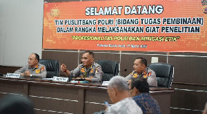 Puslitbang Polri Lakukan Penelitian di Polresta Banda Aceh