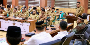 Wakili Wagub, Plt Sekda Aceh Lepas Tim Safari Ramadhan