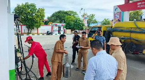 Sidak Sejumlah SPBU di Banda Aceh, Polisi Pastikan Stok BBM Aman