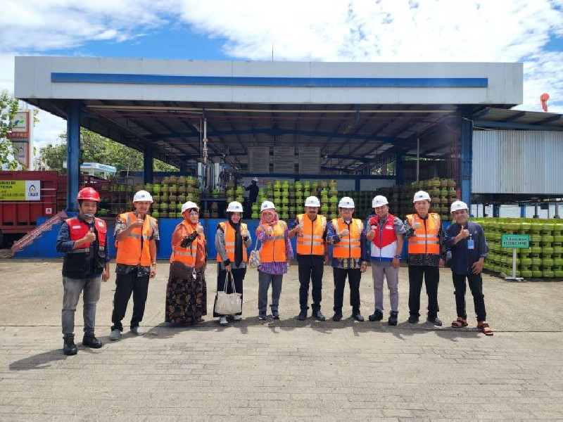 ESDM Aceh Bersama Pertamina Pantau Penyaluran LPG 3 Kg di SPPBE Indrapuri