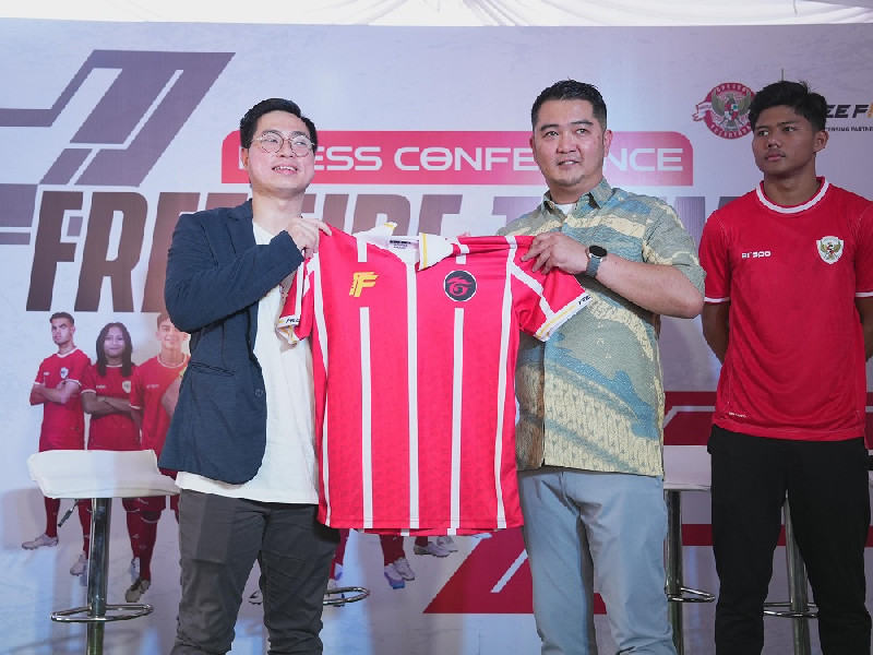 PSSI dan Free Fire Hadirkan Bundle Jersey Official Timnas Indonesia di Game