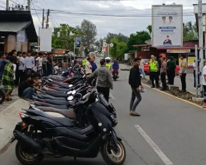 Antisipasi Balap Liar, Satlantas Aceh Barat Lakukan Razia dan Amankan 81 Pengendara