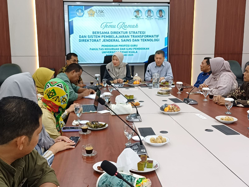 Rektor USK Laporkan Perkembangan PPG yang Dikelola FKIP di Hadapan Kemdiktisaintek
