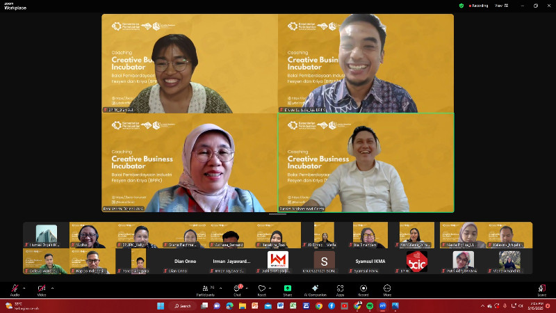 Coaching CBI 2025: Dorong Wirausaha Industri Kreatif Fesyen dan Kriya Naik Kelas