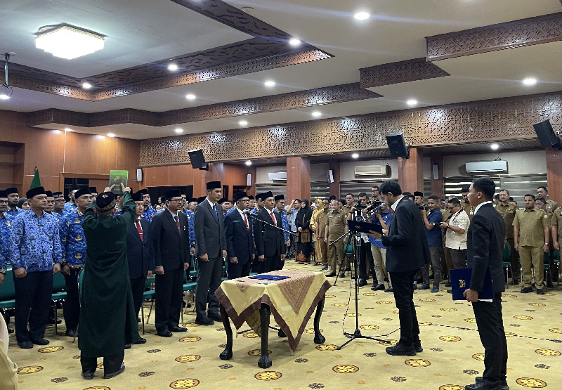 Ini Daftar Nama-nama Pejabat Eselon II, III, IV Pemerintah Aceh yang Baru Dilantik