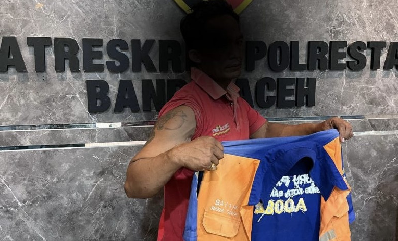 Aksi Parkir Liar di Banda Aceh, Pria Bertato Diamankan Polisi