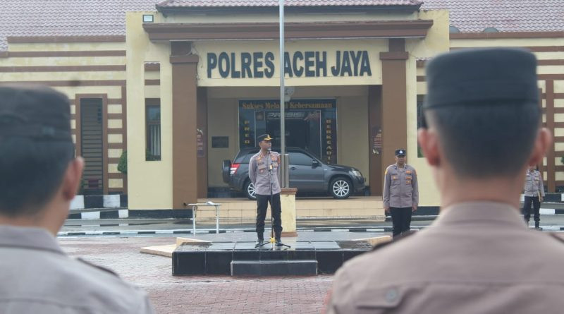 Kapolres Aceh Jaya Tegaskan Personel Jauhi Narkoba dan Judi Online